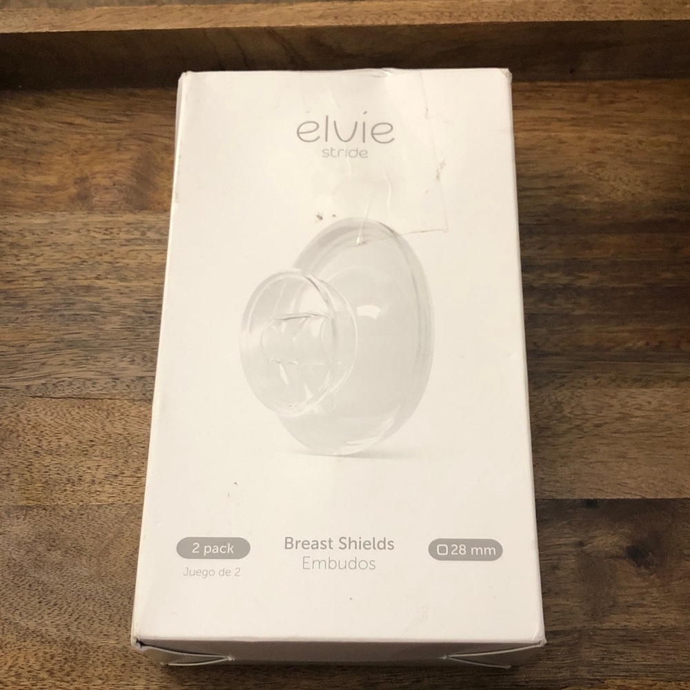 Elvie Stride Breast Pump Breast Shield - 28mm | 2 Pack | Nipple Shield Flange